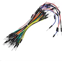 Набір з 65 провідників-джамперів для макетних плат комплект для швидкого монтажу електронних схем без пайки