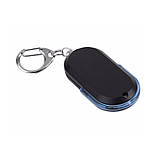 Брелок для пошуку ключів на свист із ліхтариком, звуковим та світловим індикатором, електронний, фото 5