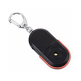 Брелок для пошуку ключів на свист із ліхтариком, звуковим та світловим індикатором, електронний, фото 6