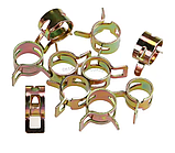 Хомут пружинний самозатискний для шлангів 6-10мм, набір 75шт у кейсі для автомобільних паливних систем, фото 3