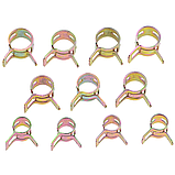 Хомут пружинний самозатискний для шлангів 6-10мм, набір 75шт у кейсі для автомобільних паливних систем, фото 7