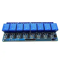 8-канальний модуль реле 5В для Arduino, AVR, PIC, ARM, PLC, DSP, MSP430 для систем автоматизації та DIY проектів