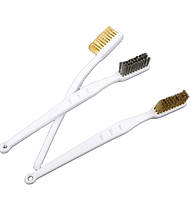 Набір проволочних щіток по металу 3 шт., сталь, латунь, нейлон, 175 мм