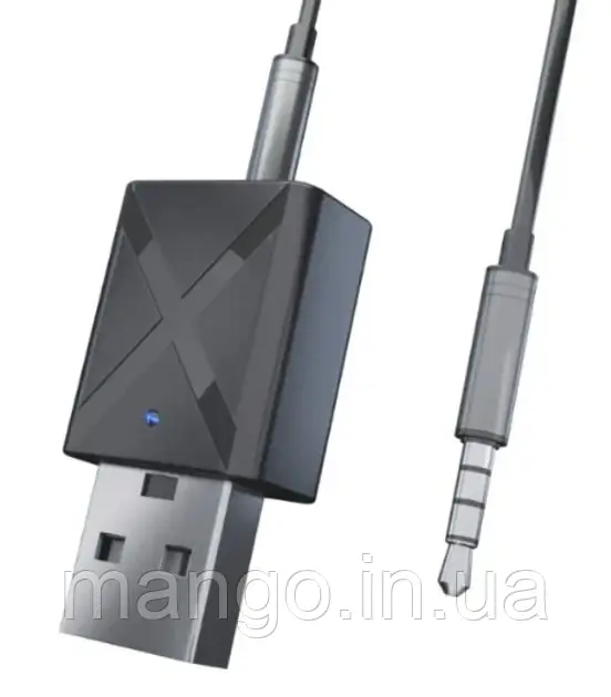 Мініатюрний USB-адаптер Bluetooth 5.0 VIKEFON KN320, передавач та приймач звуку, фото 1