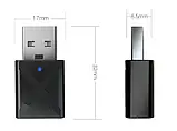 Мініатюрний USB-адаптер Bluetooth 5.0 VIKEFON KN320, передавач та приймач звуку, фото 6