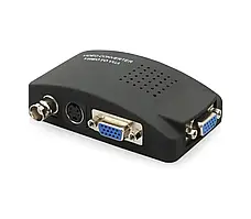 Конвертер відеосигналу BNC/S-Video в VGA для камер, DVD і регістраторів