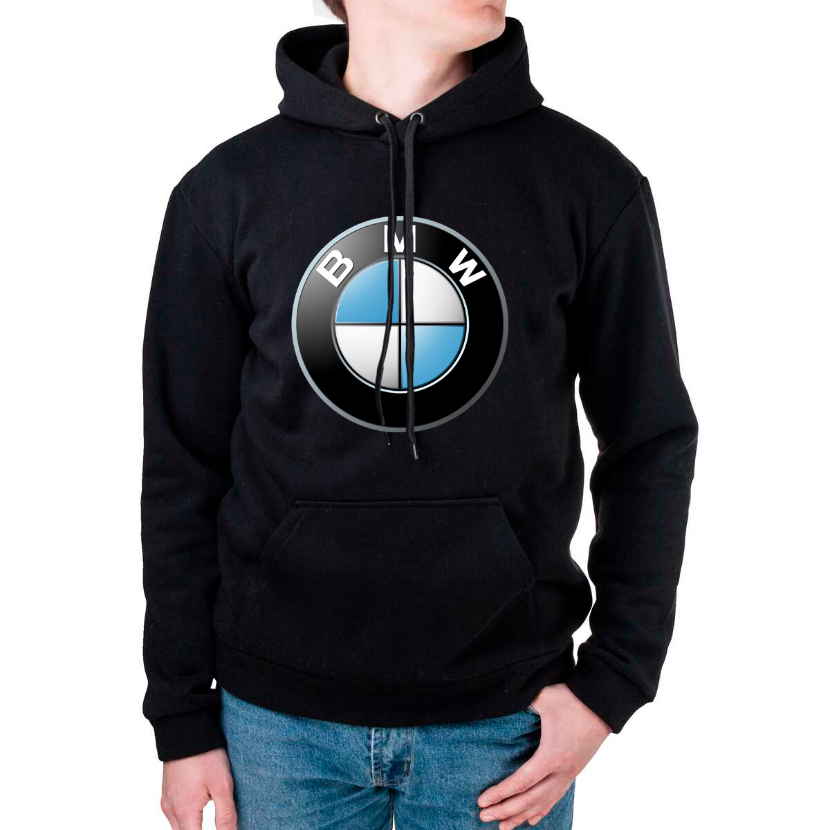 Худі чорна з маркою авто BMW/БМВ, фото 1