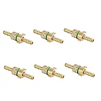 Латунний штуцер M14×1.5 під шланг 8 мм, перехідник із зовнішньою різьбою, шестигранник 17 мм