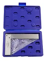 Поверочний кутник 90° 63×40 мм у пластиковому кейсі точність і надійність для професіоналів та майстрів