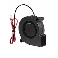 Центробіжний вентилятор 12В 50×15 мм для 3D-принтера, ЧПУ-станка, охолодження обладнання, тихий обдув