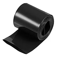 Термоусадочна трубка ПВХ 130x0.15 мм, довжина 1 м, чорна захист, ізоляція та антикорозійний захист проводів і кабелів