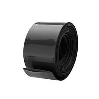 Термоусадочна трубка ПВХ 110x0.1 мм, довжина 1 м, чорна захист, ізоляція та антикорозійний захист проводів і кабелів