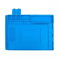 Силіконовий термостійкий килимок для паяння з магнітними комірками 36x26см A-400