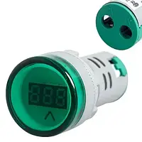Вольтметр індикатор AC12-500V, 12-500В 22мм на панель щита