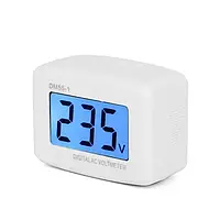 Цифровий мережевий вольтметр DM55-1 для розетки з ЖК-дисплеєм і підсвіткою