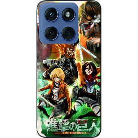 Силіконовий чохол case для Motorola Edge 60 Fusion Атака титанів