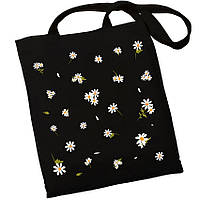 Екошопер BookOpt BK4091 Ромашки - сонячні квіти, чорний
