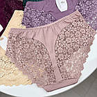 Бавовняні жіночі трусики  Leiccina #8361-1 Мікс, фото 5