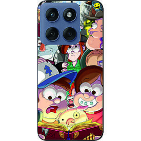 Силіконовий чохол case для Motorola Edge 60 Fusion Гравіті Фолз герої