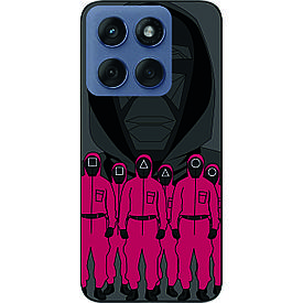 Силіконовий чохол case для Motorola Edge 60 Fusion Гра в кальмара Наглядачі