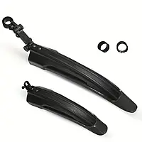 Комплект велосипедних крил-бризковиків для захисту від бруду та води, переднє і заднє, універсальний розмір