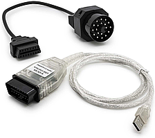 Сканер діагностики BMW K+DCAN INPA USB з 20 pin перехідником для адаптації, кодування та видалення помилок