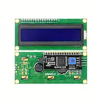 LCD 1602 модуль для Arduino, РК дисплей, 16х2 blue створений спеціально для виведення текстової інформації