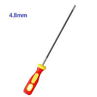 Круглий напилок 4,8 мм для заточування ланцюгових пил з тримачем