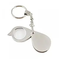 Кишенькова міні-лупа брелок 30x, акрилова лінза