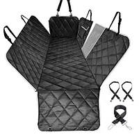 Автомобільний чохол-килимок на задні сидіння з сітчастим вікном для безпечної та комфортної поїздки з собакою