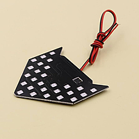 Світлодіодні покажчики повороту LED для авто у бокові дзеркала з динамічним ефектом стрілки, пара жовті