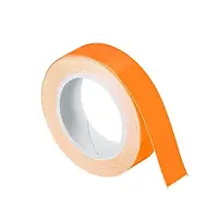 Стрічка флуоресцентна клейка 10мм x 3м, світлонакопичувальна, помаранчева