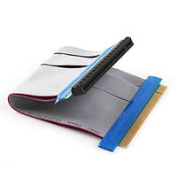 Перехідник райзер PCI-Express 16X на 16X для відеокарт комп’ютера та майнінгу