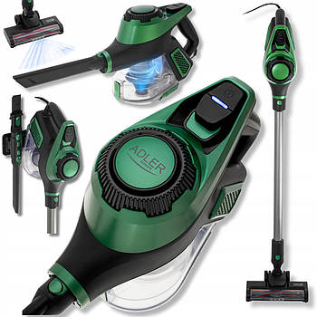 Вертикальний пилосос Adler AD 7083 green  — 700 Вт, 15 000 Па, HEPA 13, 0,8 л