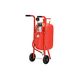 Піскоструйний агрегат резервуар 40л (0.6-0.8 МПа) споживання повітря 170-708 л/хв (86х48х33 см) Yato YT-55830, фото 5