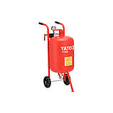 Піскоструйний агрегат резервуар 40л (0.6-0.8 МПа) споживання повітря 170-708 л/хв (86х48х33 см) Yato YT-55830, фото 3