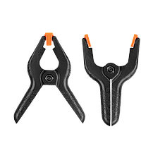 Струбцина прищіпка пружинна 90 мм для фіксації деталей та затиску матеріалів, затискач 40 мм