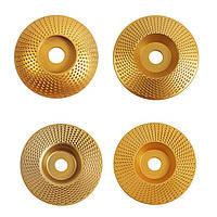 Шліфувальний обдирочний альфа диск 100x16мм Конус для міні-УШМ карбід вольфраму дерево метал