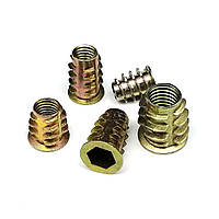 Набор мебельных муфт 165шт M4 M5 M6 M8, резьбовые вставки для дерева, крепеж мебельный