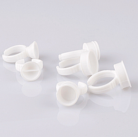 Кільце-ємність для пігментів і фарб S розмір, 100 шт, одноразові контейнери для татуажу