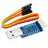 USB CP2104 CP2102 UART TTL адаптер 6pin програматор перехідник для Arduino, фото 2