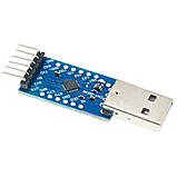 USB CP2104 CP2102 UART TTL адаптер 6pin програматор перехідник для Arduino, фото 7