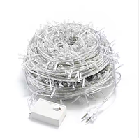 Світлодіодна новорічна гірлянда 200 LED «Водоспад» 2×2 м, теплий білий, 8 режимів