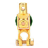 Клема мінусова для автомобільного АКБ з вимикачем маси 6-24В, металева, антикорозійна, фото 2