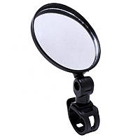 Велосипедне дзеркало заднього виду DX-002, кругле 8 см, 360°, поворотне на кермо