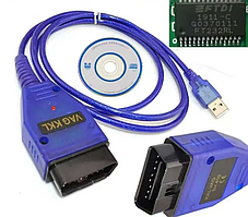 USB-сканер VAG COM 409.1 KKL 2‑Lines для діагностики VW Audi Skoda Seat через OBD2