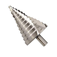 Крокове HSS свердло по металу 5-35 мм, титанове покриття, універсальне для листового металу