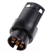 Перехідник з 7-контактної розетки автомобіля на 13-контактний штекер причепа, адаптер фаркопа