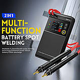 Апарат точкової контактної зварки FNIRSI SWM-10 портативний АКБ 5000мАг, фото 5