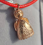 Срібний кулон Мотанка або у позолоті, фото 3